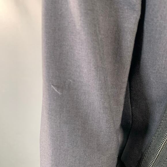 MAISON MARTIN MARGIELA SS12 Size 40 Black Asymmetrical Biker Blazer Jacket - Picture 12 of 16